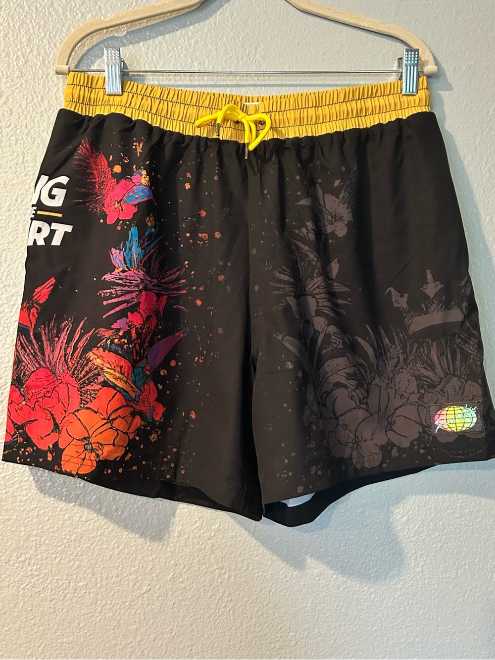 Slunks King of the Court Limited Floral Board Shorts Men’s Size XL Rare